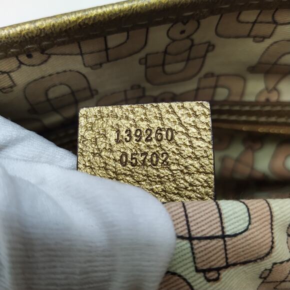 Gucci Brown Canvas GG Double Handles Tote Shoulder Bag - Vintage - Picture 12 of 16